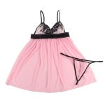 Babydoll με floral σχέδιο στο μπούστο - Image 5